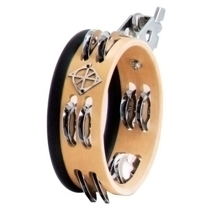 Dixon PDML26SN 6" Little Roomer Series Round Wood Tambourine Satin Natural