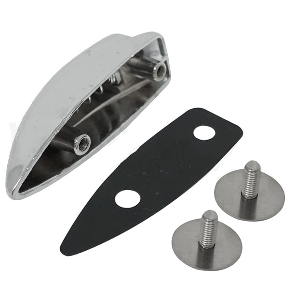 Dixon PDZL-1N Chrome Bass Drum Lugs with Rubber Pad and Screws (PDZL1N)