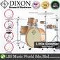 Dixon PODL520PK1SN Little Roomer 5 Pieces  Drum Set Full Package with Hardware and Cymbal - Satin Natural