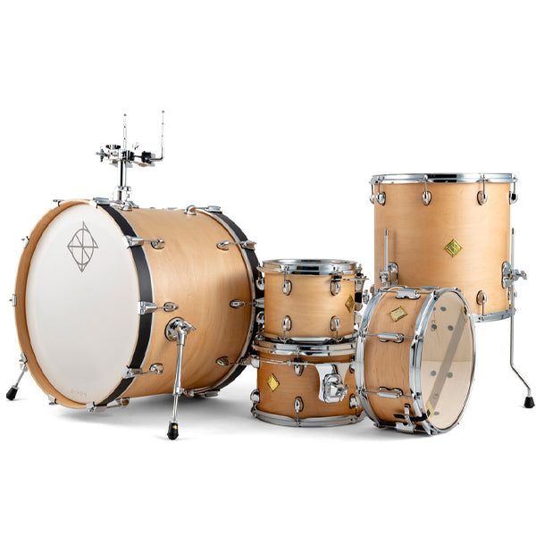 Dixon CSTC522SN Cornerstone Classic 5 Pieces Hybrid Maple Drum Kit Set - Natural Satin