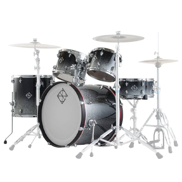 Dixon PODFM522HS Fuse Maple 5 Pieces Acoustic Drum Kit Set - Hyperspace (FM522)