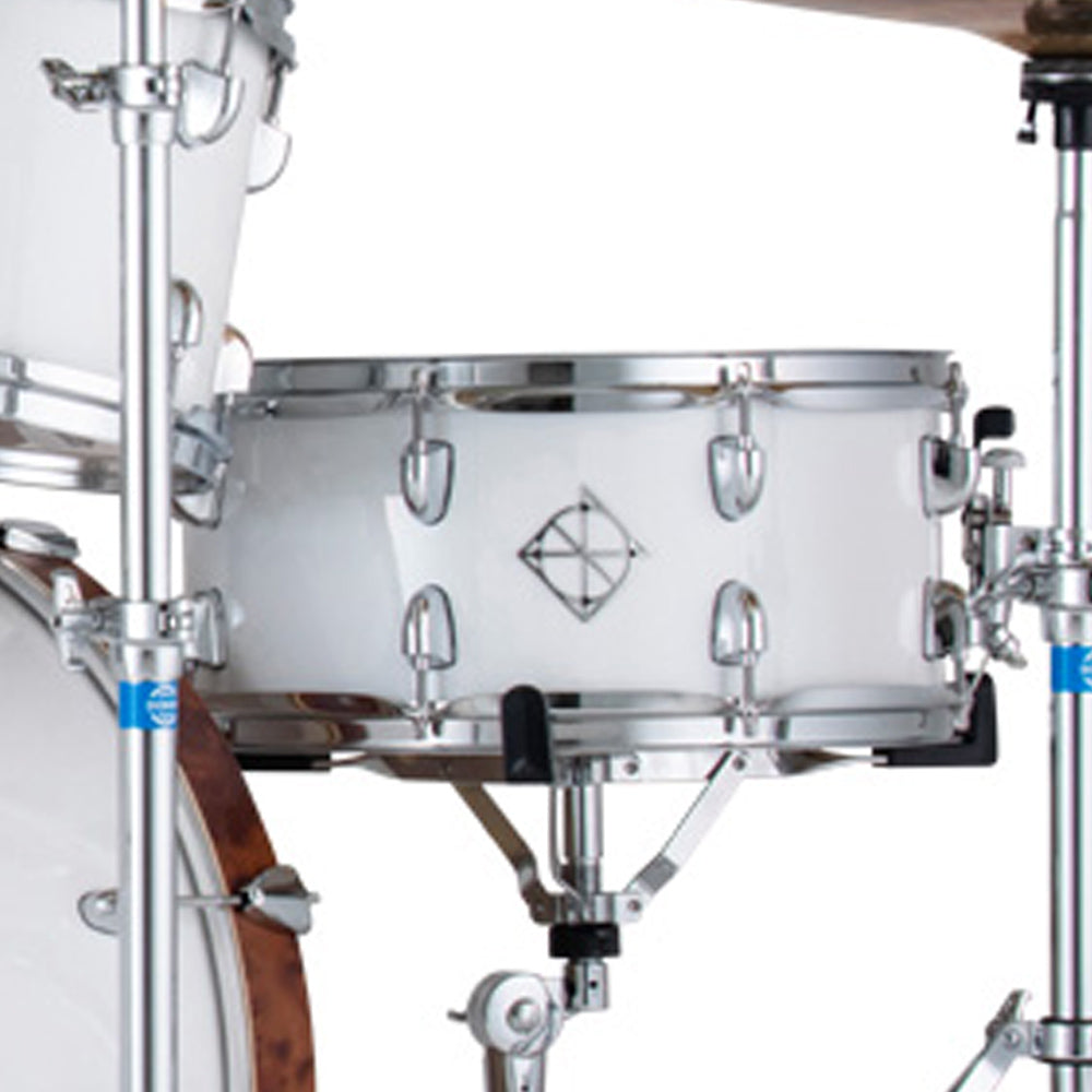 Dixon PODFM522SC Fuse Maple 5 Pieces Acoustic Drum Kit with Hardware - Snow White (FM522)