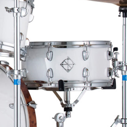 Dixon PODFM522SC Fuse Maple 5 Pieces Acoustic Drum Kit with Hardware - Snow White (FM522)