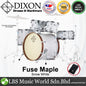 Dixon PODFM522SC Fuse Maple 5 Pieces Acoustic Drum Kit with Hardware - Snow White (FM522)