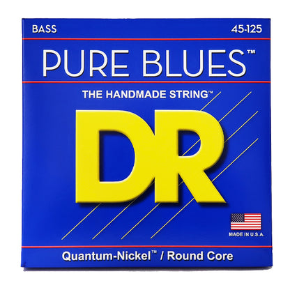DR Strings PB5-45 Pure Blues Quantum Nickel Round Core Bass Guitar 5 Strings - Medium (45-125)