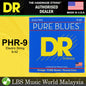 DR Strings PHR-9 Pure Blues Vintage Nickel Electric Guitar Strings - Light (9-42)