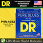 DR Strings PHR-10/52 Pure Blues Nickel Electric Guitar Strings - Medium to Heavy 10-52 (PHR1052)