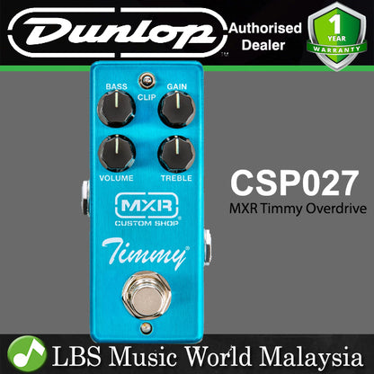Jim Dunlop MXR CSP027 Timmy Overdrive Guitar Effects Pedal (CSP 027)