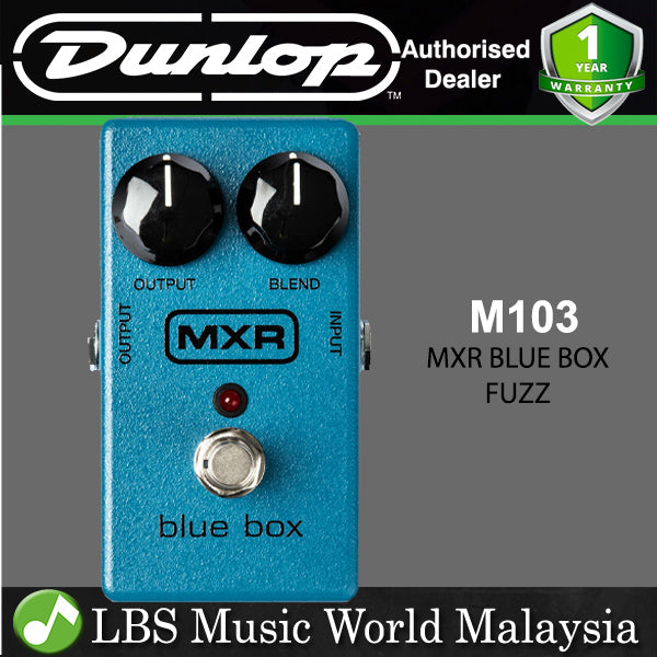 Jim Dunlop MXR M103 Blue Box Fuzz Guitar Effects Pedal (M 103)
