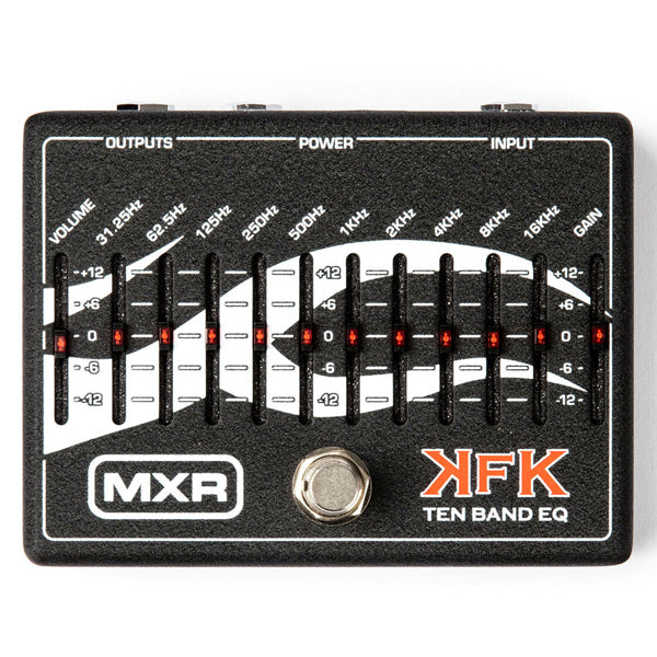 Jim Dunlop MXR KFK1 Kerry King Ten Band EQ Guitar Effects Pedal