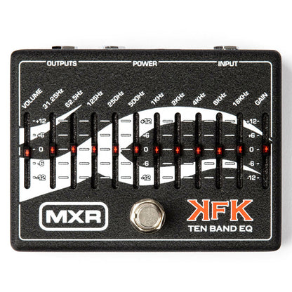 Jim Dunlop MXR KFK1 Kerry King Ten Band EQ Guitar Effects Pedal (KFK 1)