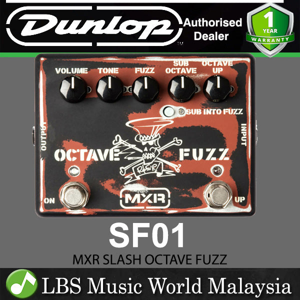 Jim Dunlop MXR SF01 Slash Octave Fuzz Guitar Effects Pedal (SF 01)