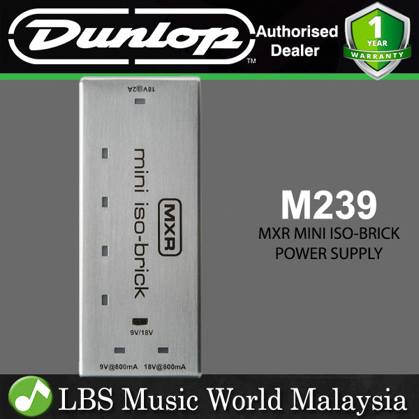 Jim Dunlop MXR M239 Mini Iso-Brick Guitar Effect Pedal Power Supply (M 239)