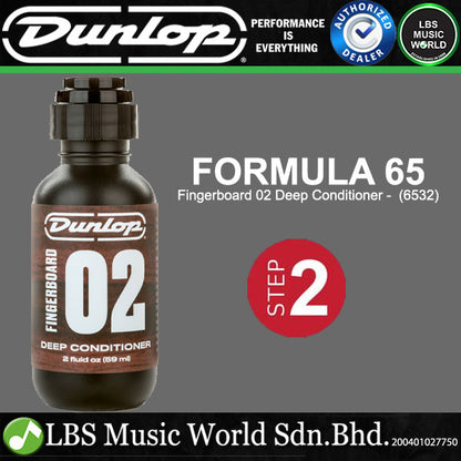 Jim Dunlop 6532 Formula 65 Fingerboard 02 Deep Conditioner for Fretboard - 2oz