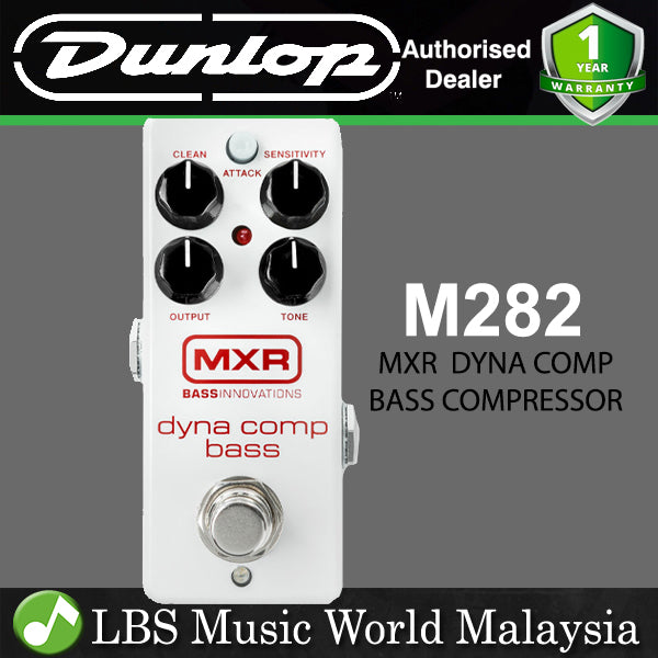 Jim Dunlop MXR M282 Dyna Comp Bass Compressor Guitar Effect Pedal (M 282)