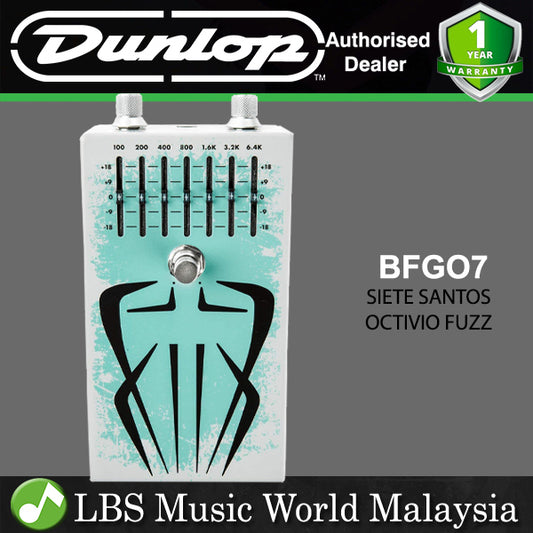 Jim Dunlop BFG07 Siete Santos Billy Gibbons Octavio Fuzz Guitar Effects Pedal (BFG 07)