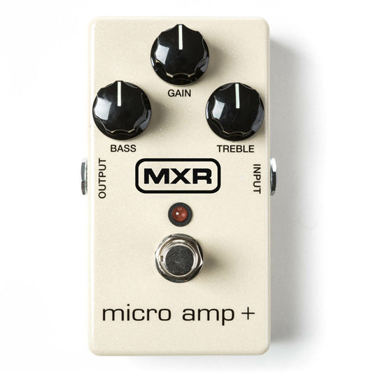 Jim Dunlop MXR M233 Micro Amp Plus Clean Boost Guitar Effect Pedal (M 233)