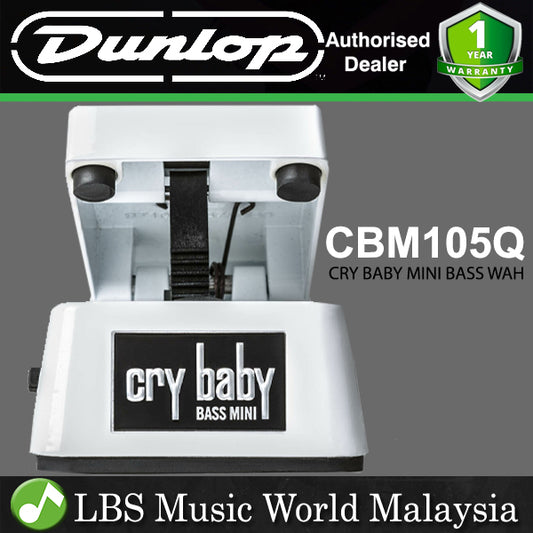 Jim Dunlop CBM105Q Cry Baby Mini Bass Wah Effects Pedal (CBM 105Q)