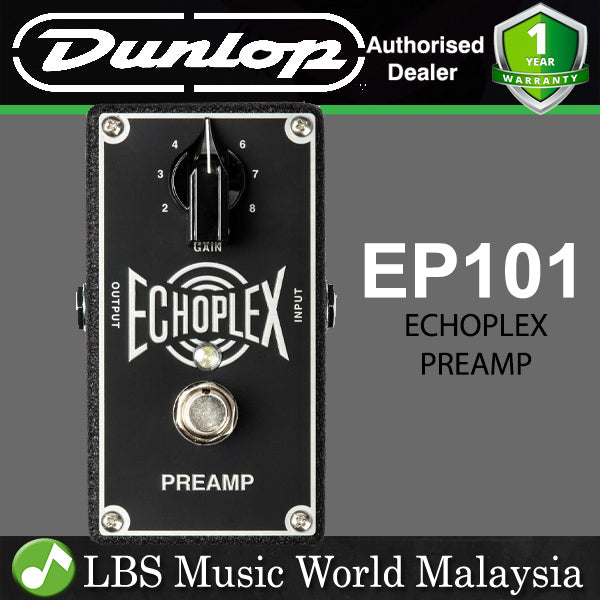 Jim Dunlop EP101 Echoplex Preamp Guitar Effect Pedal (EP 101)