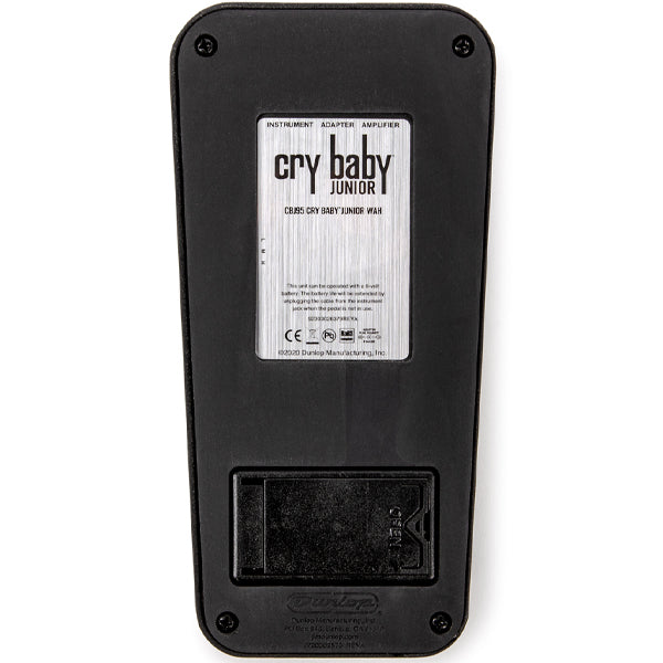 Jim Dunlop CBJ95 Cry Baby Junior Wah Guitar Effects Pedal (CBJ 95)