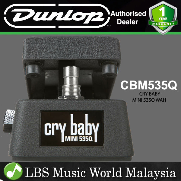 Jim Dunlop CBM535Q Cry Baby Mini 535Q Wah Guitar Effects Pedal (CBM 535Q)