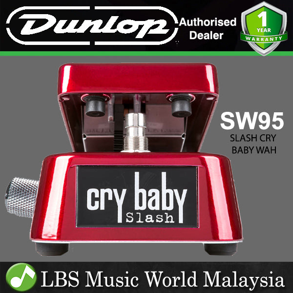 Jim Dunlop SW95 Slash Signature Cry Baby Wah Guitar Effects Pedal (SW 95)