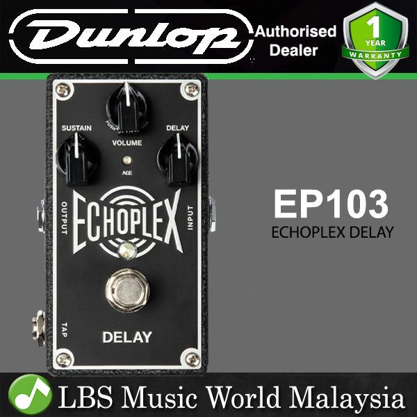 Jim Dunlop EP103 Echoplex Delay Guitar Effect Pedal (EP 103)