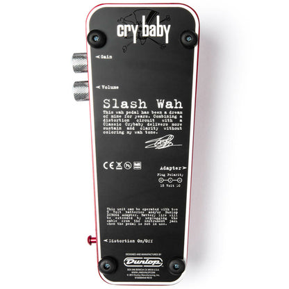 Jim Dunlop SW95 Slash Signature Cry Baby Wah Guitar Effects Pedal (SW 95)
