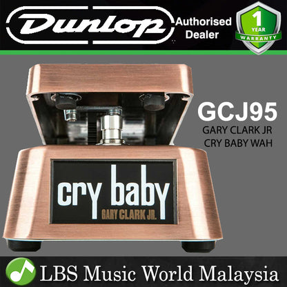 Jim Dunlop GCJ95 Gary Clark JR. Cry Baby Wah Guitar Effects Pedal (GCJ 95)