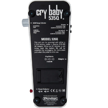 Jim Dunlop 535QC Cry Baby 535Q Multi Wah Chrome Guitar Effects Pedal (535Q-C)