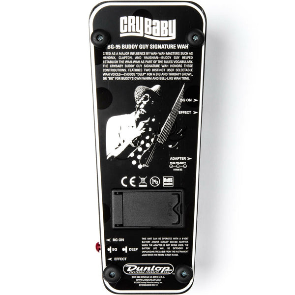 Jim Dunlop BG95 Buddy Guy Signature Cry Baby Wah Guitar Effects Pedal (BG 95)