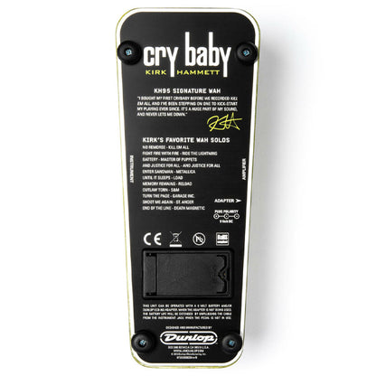 Jim Dunlop KH95 Kirk Hammett Signature Cry Baby Wah Guitar Effects Pedal (KH 95)