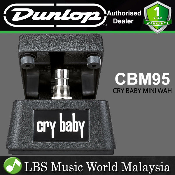 Jim Dunlop CBM95 Mini Cry Baby Wah Guitar Effects Pedal (CBM 95)