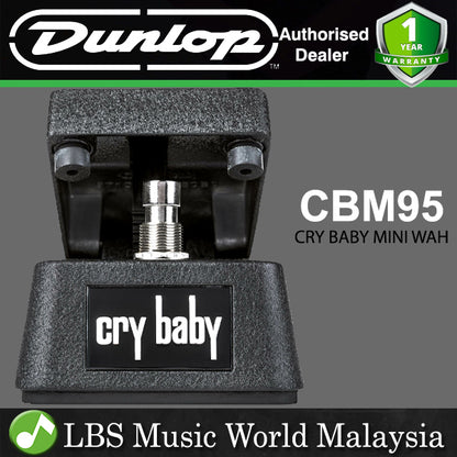 Jim Dunlop CBM95 Mini Cry Baby Wah Guitar Effects Pedal (CBM 95)