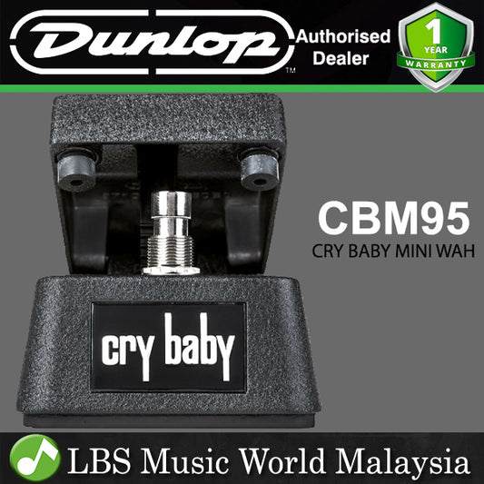 Jim Dunlop CBM95 Mini Cry Baby Wah Guitar Effects Pedal (CBM 95)
