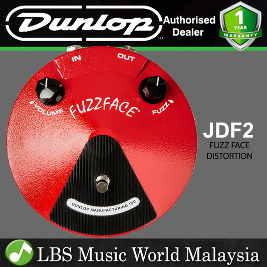 Jim Dunlop JDF2 Fuzz Face Distortion Guitar Effects Pedal (JDF 2)
