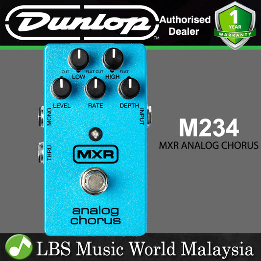 Jim Dunlop MXR M234 Analog Chorus Guitar Effects Pedal (M 234)