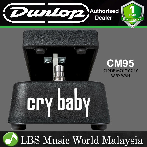 Jim Dunlop CM95 Clyde Mccoy Cry Baby Wah Guitar Effects Pedal (CM 95)