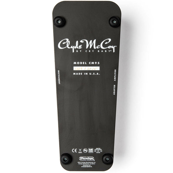 Jim Dunlop CM95 Clyde Mccoy Cry Baby Wah Guitar Effects Pedal (CM 95)