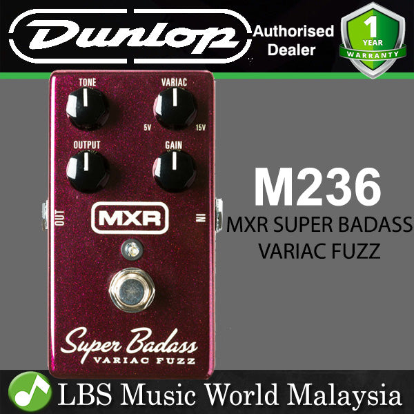 Jim Dunlop MXR M236 Super Badass Variac Fuzz Guitar Effect Pedal (M 236)