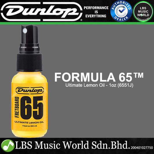 Jim Dunlop 6551J Guitar Fretboard Ultimate Lemon Oil 1oz - Each