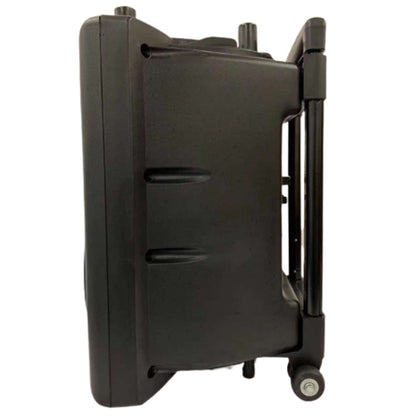 Dynamax PRO151D 450 Watt 15 Inch Active Bluetooth Speaker System with 2 Wireless Handheld Microphone