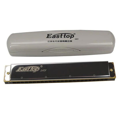 Easttop T2401 24 Hole Tremolo Harmonica For Beginner - C Key