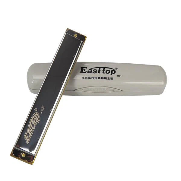 Easttop T2401 24 Hole Tremolo Harmonica For Beginner - C Key