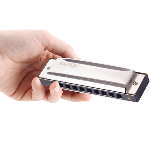 Easttop T10-3 10 Holes Diatonic Stainless Steel Harmonica (T103)