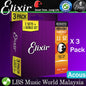 Elixir 16544 Nanoweb Acoustic Guitar String Phosphor Bronze Custom Light 3 Pack (11-52)