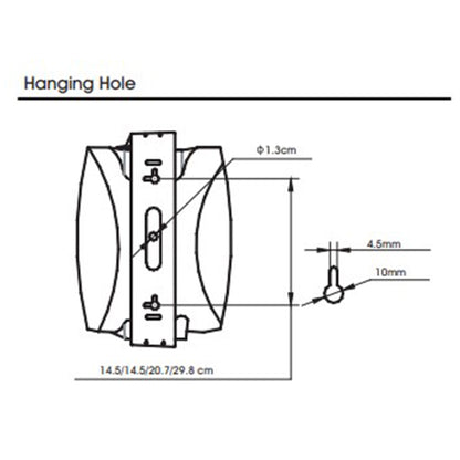 [Clearance] Emix EMWS-662W 20 Watt Wall Mount Speaker System - White (EMWS662W EMWS 662W)