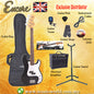 ENCORE EBP-E4BLK Bass Guitar Package Starter Pack Electric Bass Guitar Bundle