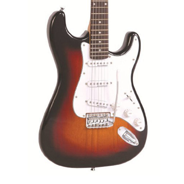 Encore E6SB Electric Guitar 3 Tone Sunburst Solid Body Electric Guitar