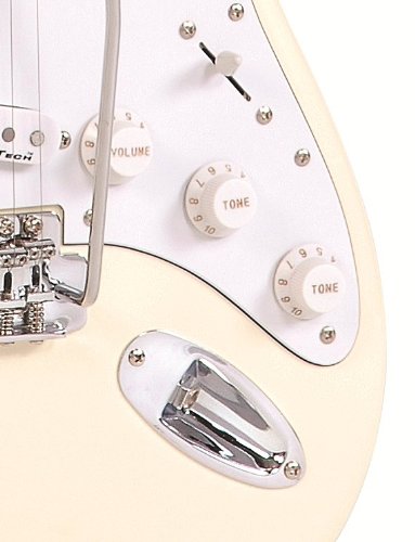 ENCORE EBP-E6VW White Electric Guitar Package Starter Pack Electric Guitar Bundle